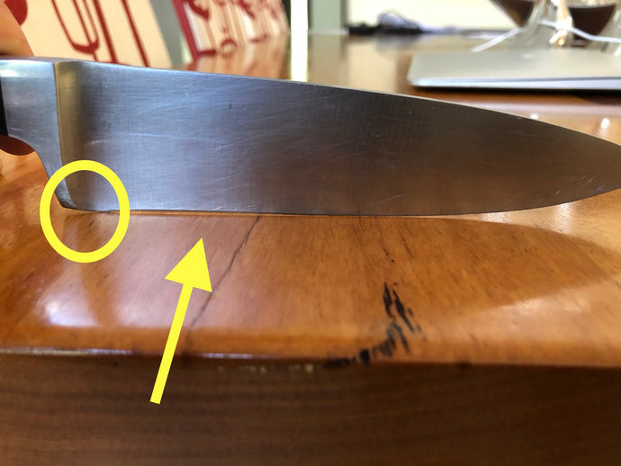 Why you should not use pull through knife sharpening devices